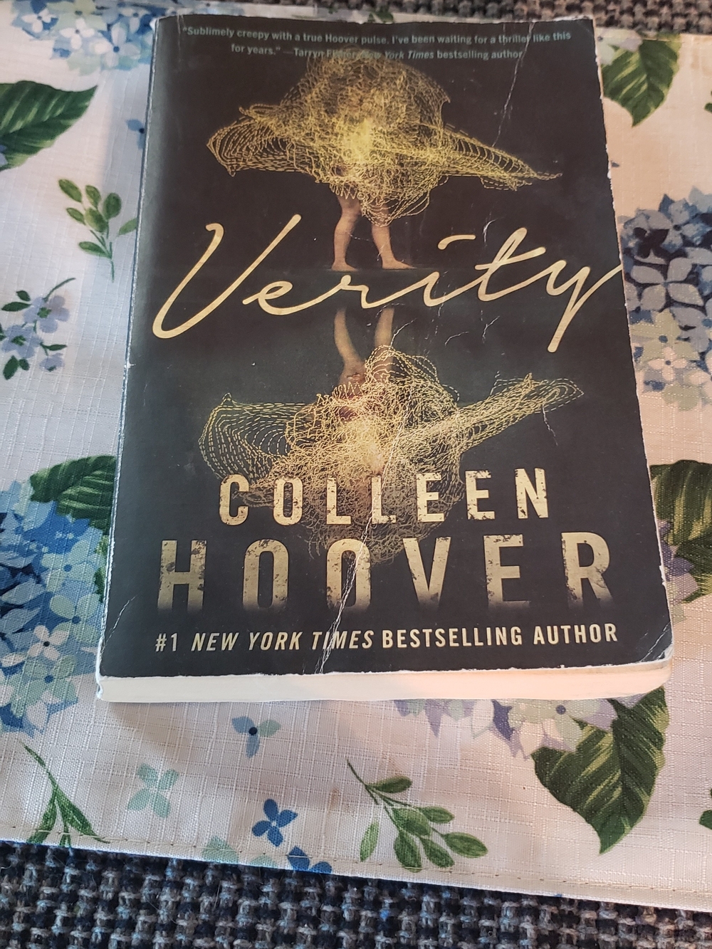 Source Unknown Verity by Colleen Hoover - Black and‎ Gold Paperback